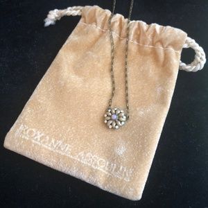 Rare Roxanne Assoulin Flower Necklace 16“